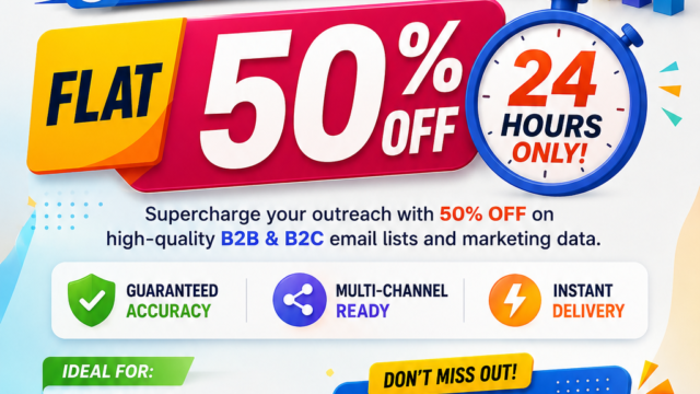 FLAT 60% OFF — Premium Data Sale!