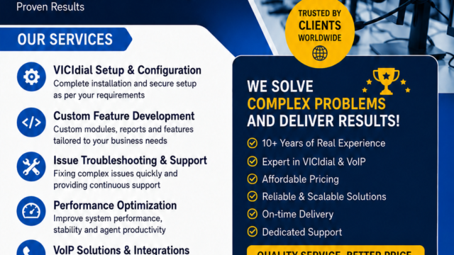 VoIP & Call Center Solutions – SIP, DID ,DIALER, VICIdial
